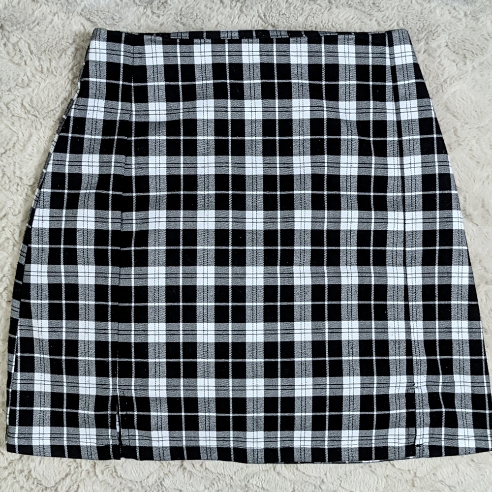 Brandy Melville Plaid Mini Skirt